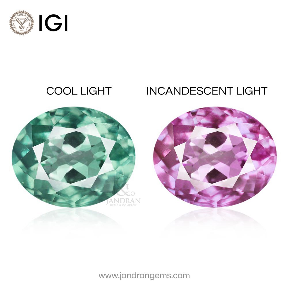 Natural Alexandrite Oval 1.31 ct 
