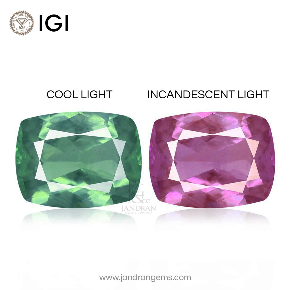Natural Alexandrite Cushion 4.24 ct
