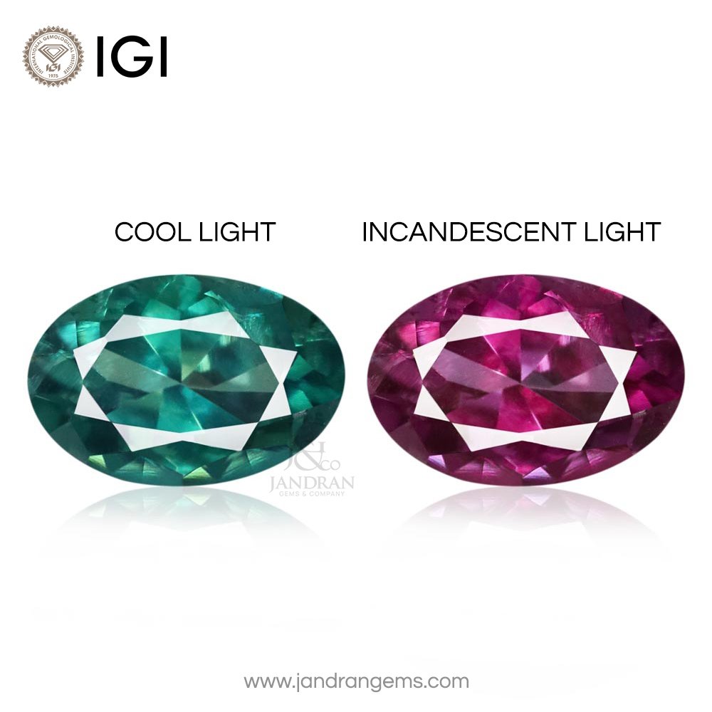  Natural Alexandrite Oval 0.30 ct / size 4.8x3.2x2.4 MM 