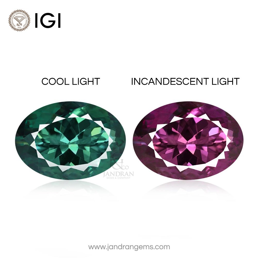 Natural Alexandrite Oval 2.90 ct / size 11.7x8x3.7 mm